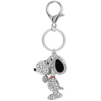 Peanuts snoopy unisex sleutelhanger – zilverkleurig – standard