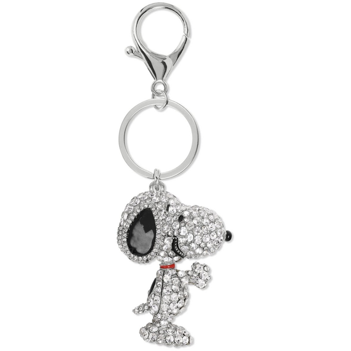 Peanuts snoopy unisex sleutelhanger – zilverkleurig – standard
