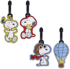 Peanuts snoopy – bagagelabel unisex rugzakhanger – meerkleurig – standard