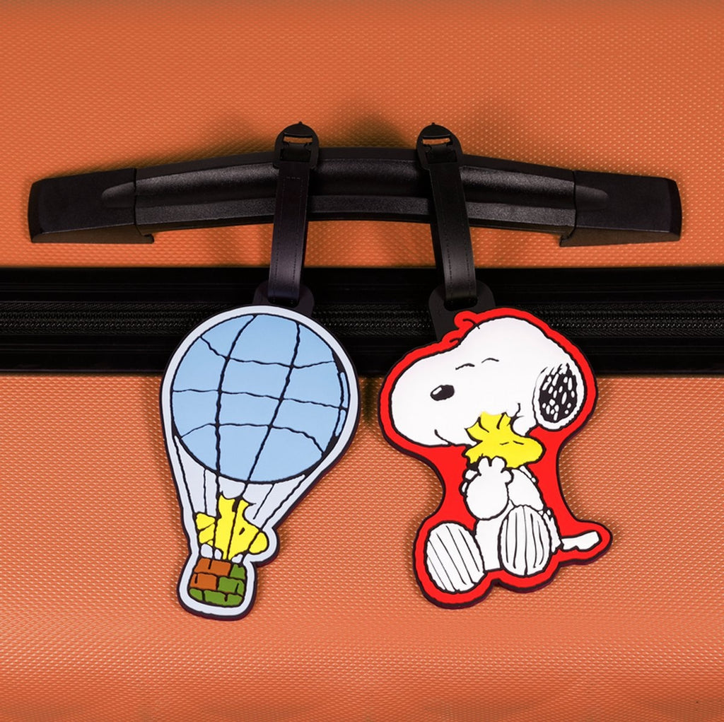Peanuts snoopy – bagagelabel unisex rugzakhanger – meerkleurig – standard