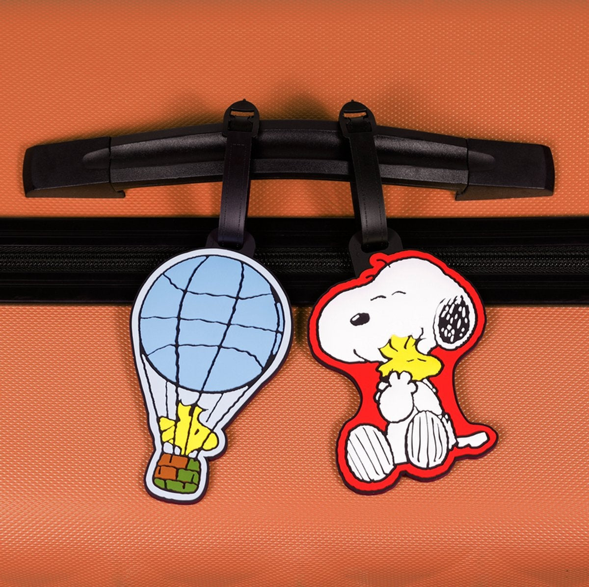 Peanuts snoopy – bagagelabel unisex rugzakhanger – meerkleurig – standard