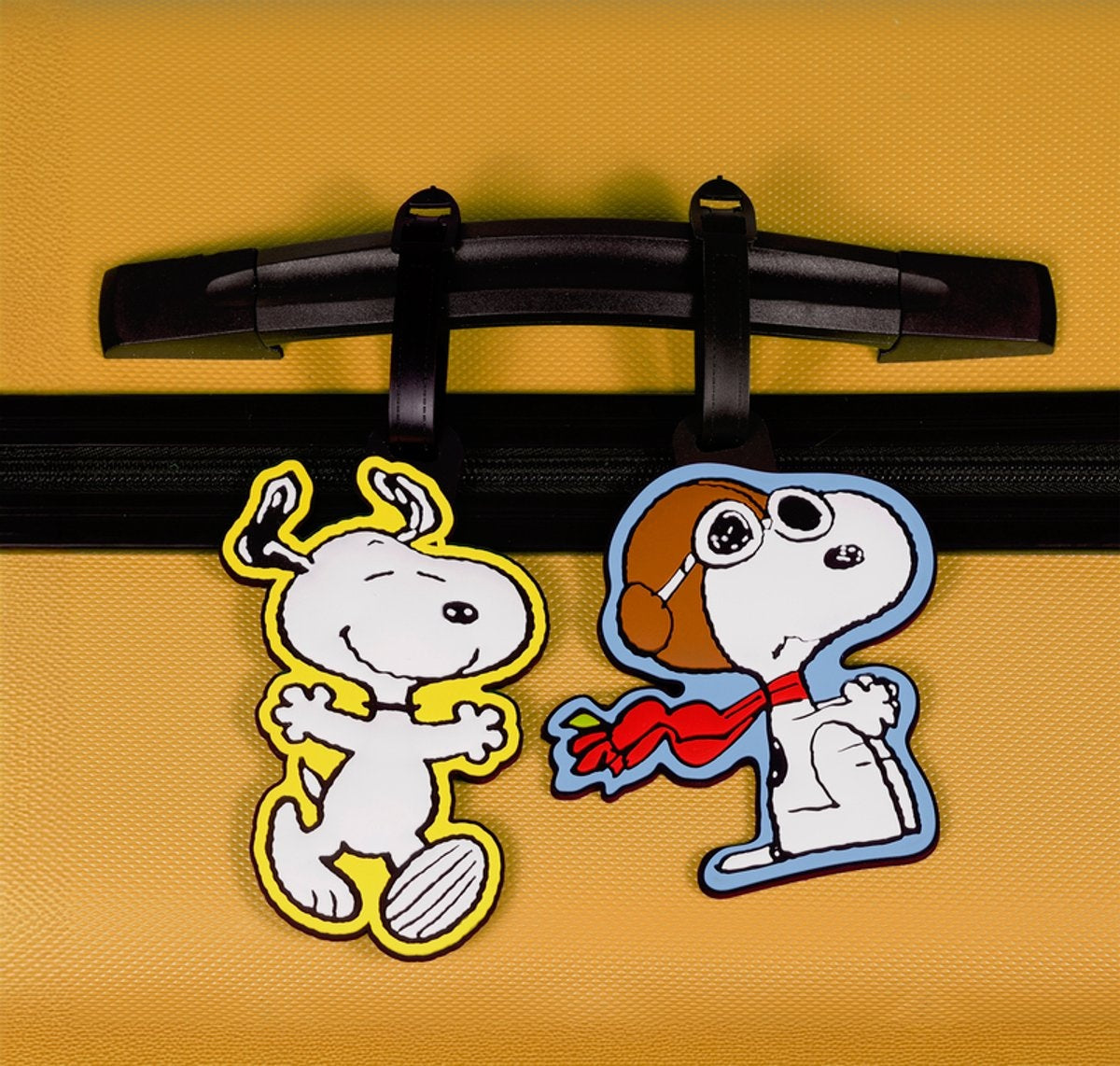 Peanuts snoopy – bagagelabel unisex rugzakhanger – meerkleurig – standard