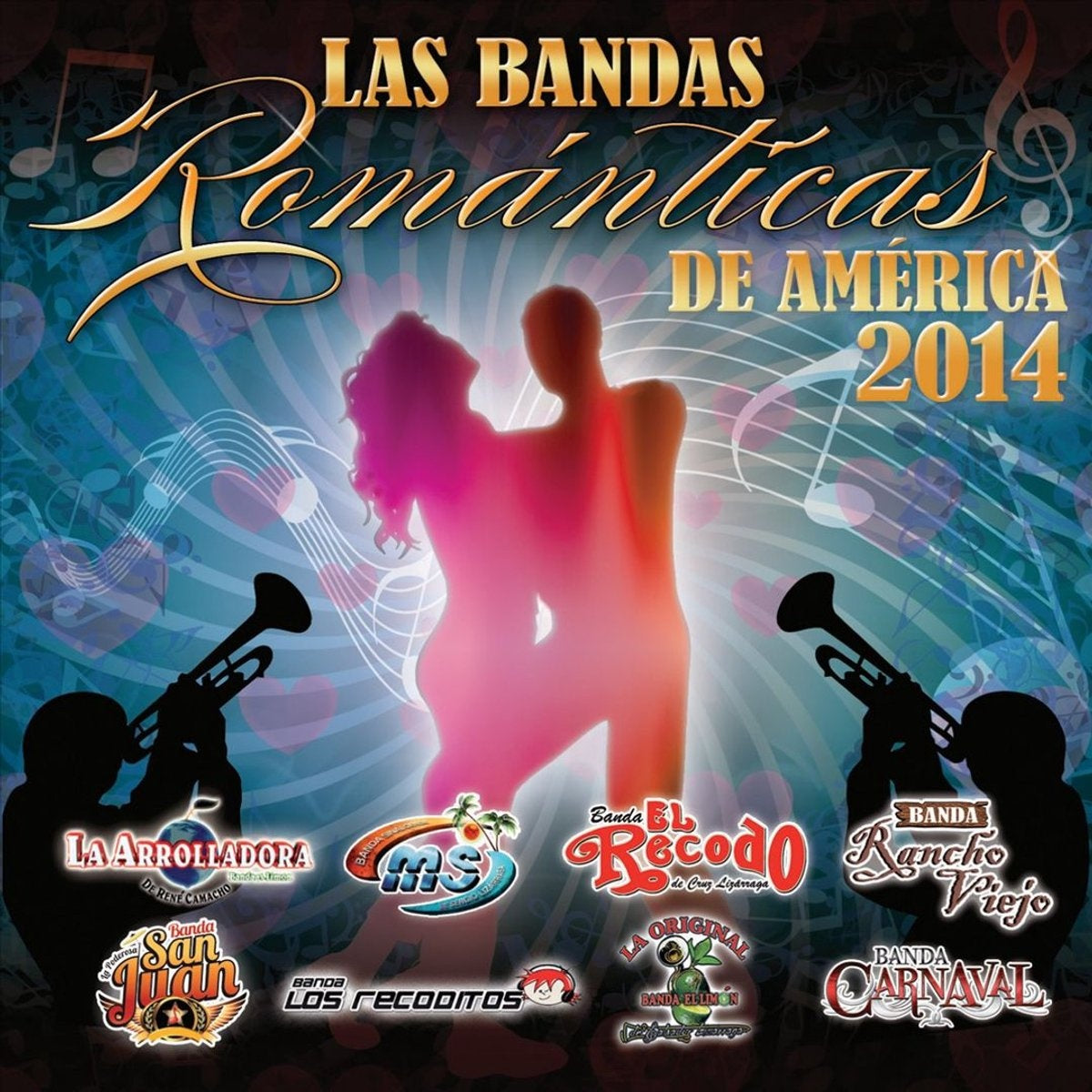 Bandas romantica de america 2014 – various – CD
