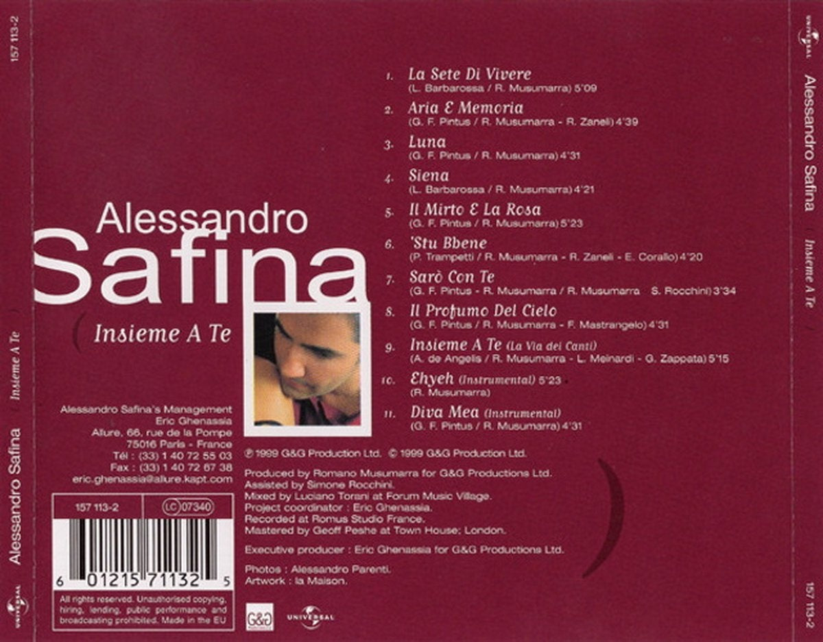 Insieme a te [universal] – CD