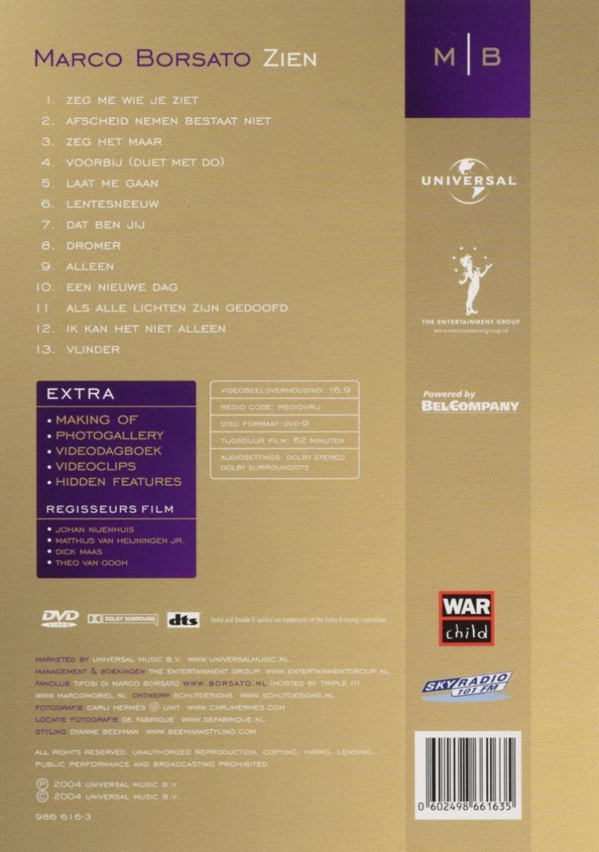 Marco borsato – zien (DVD)