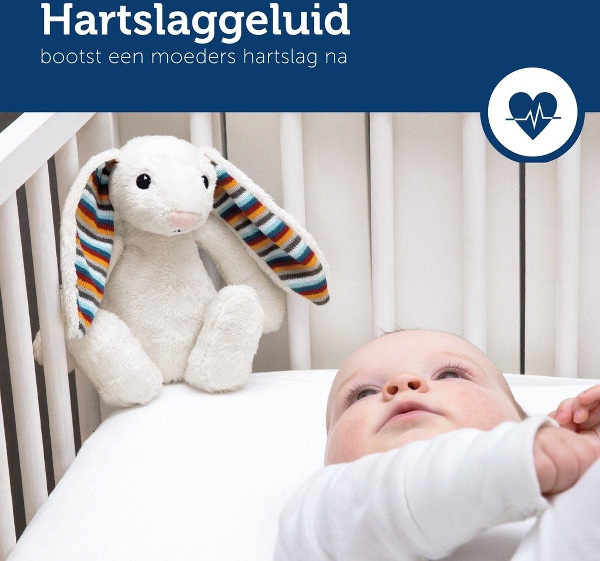 Zazu heartbeat bibi konijn knuffel met geluid