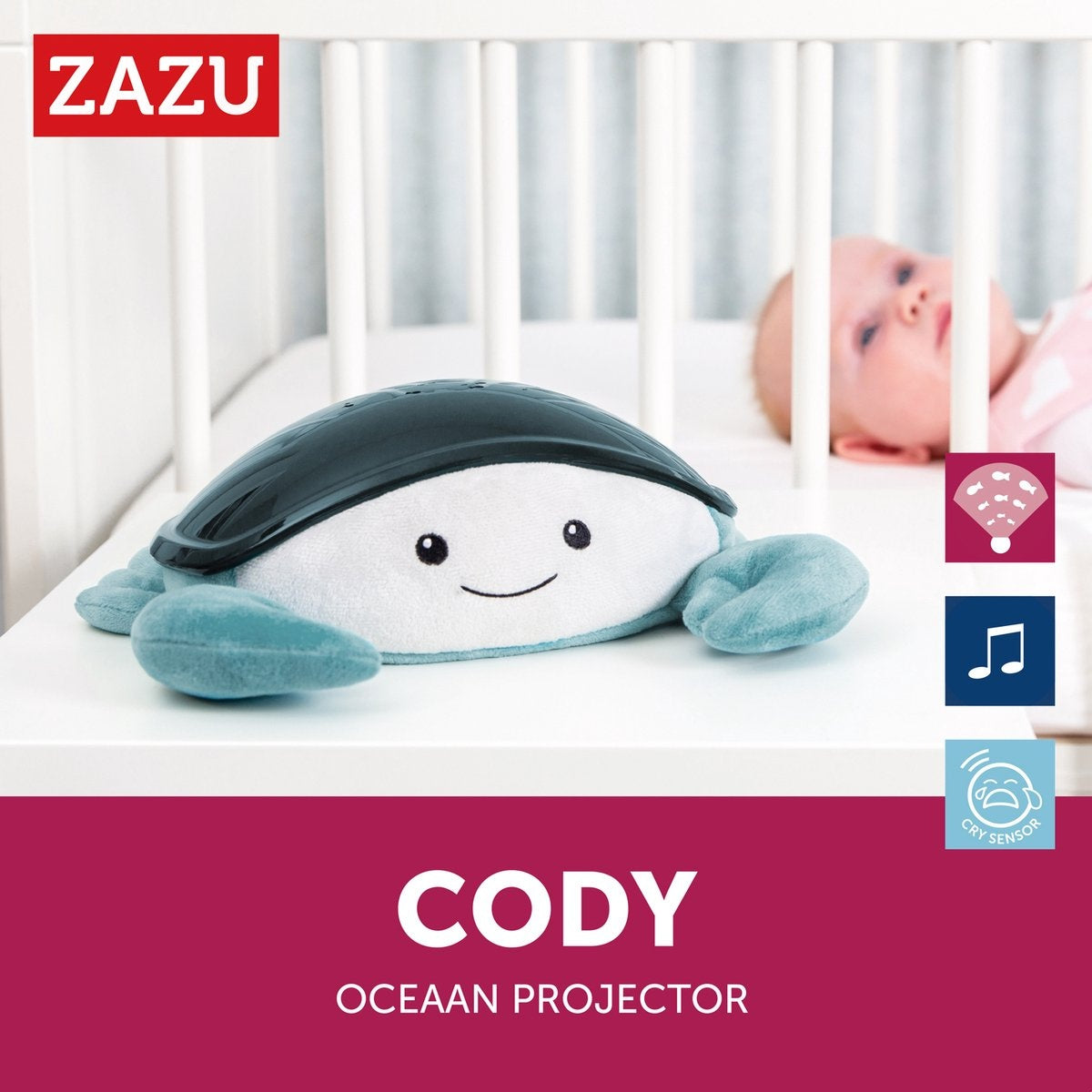 ZAZU Ocean Projector – Cody de krab