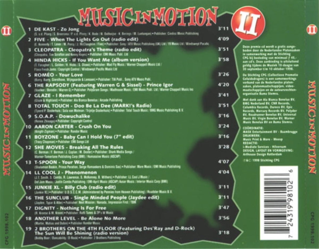 Music in motion 2 – CD