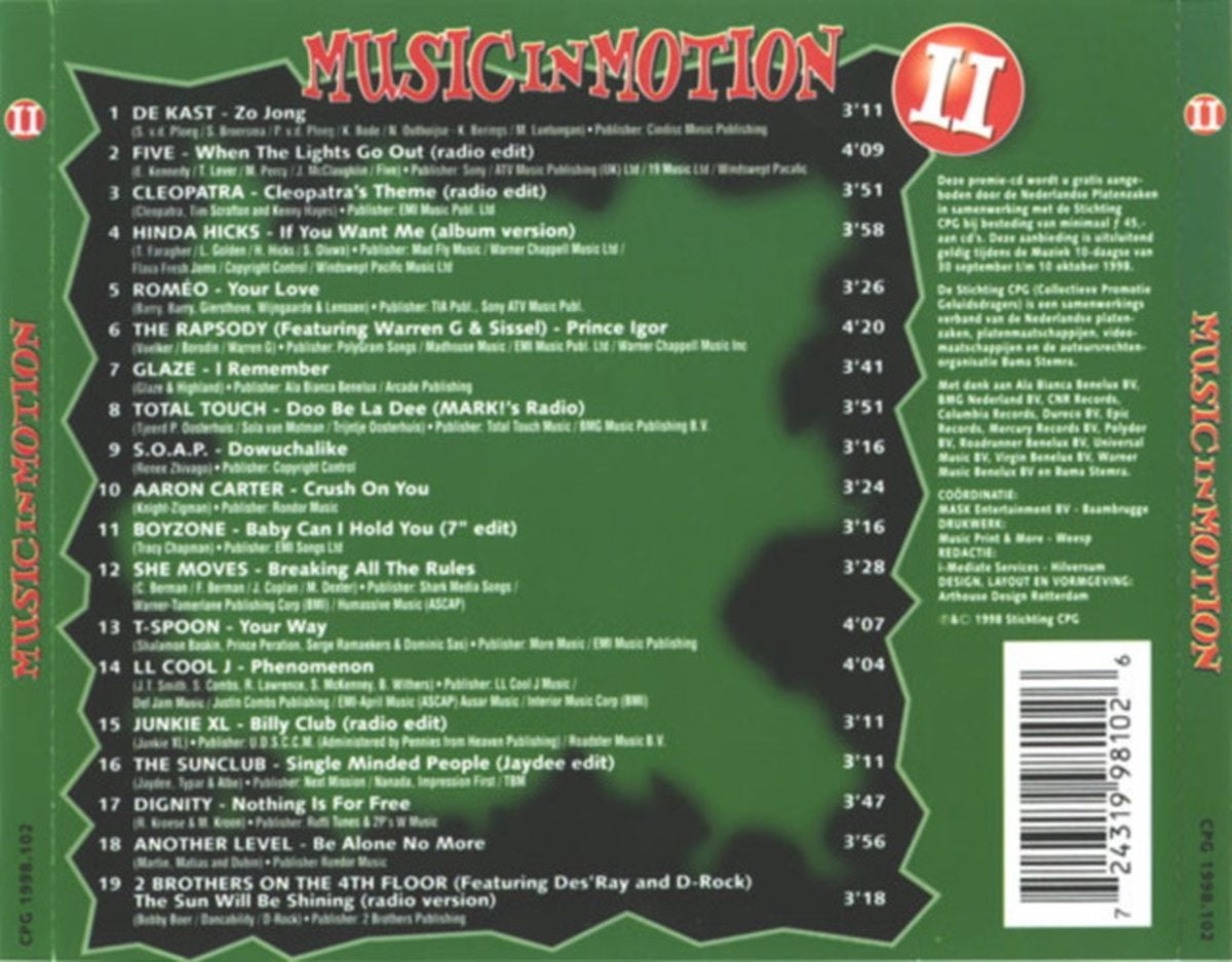 Music in motion 2 – CD