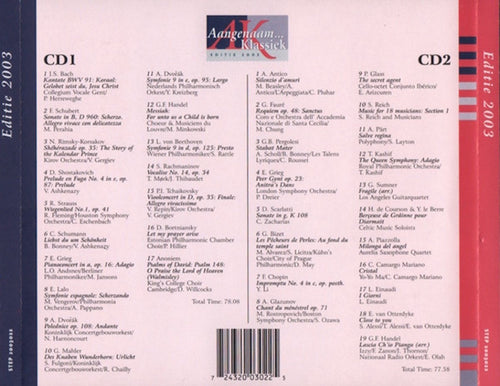 Aangenaam klassiek: editie 2003 – CD
