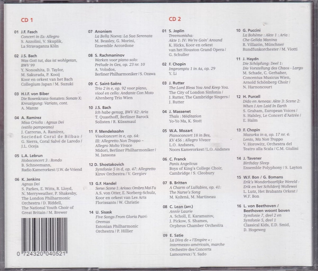 Aangenaam klassiek 2004 – CD