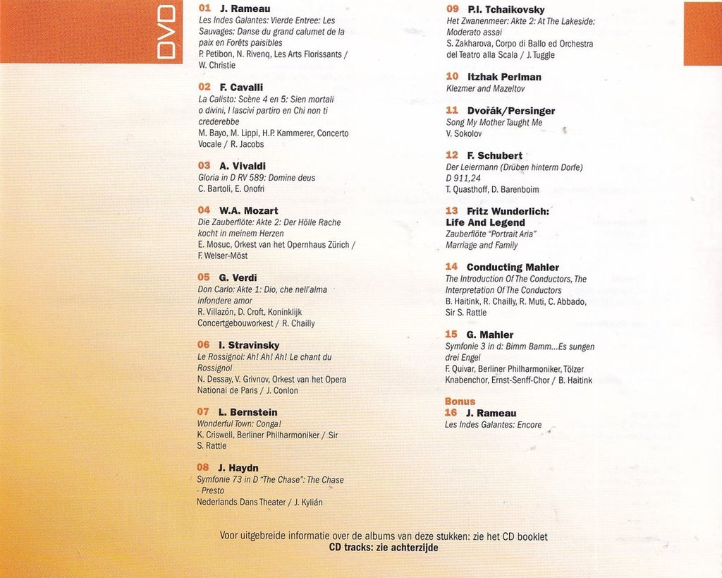 Aangenaam klassiek 2006 – CD/DVD