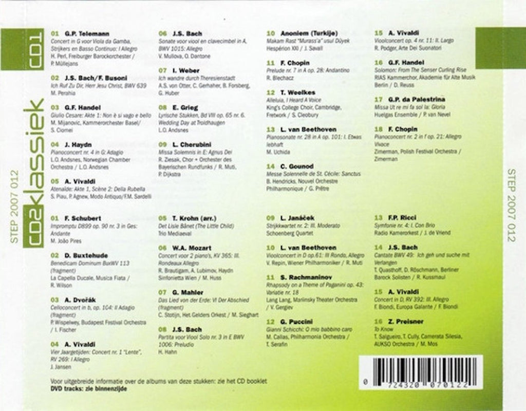Aangenaam klassiek 2007 – CD/DVD