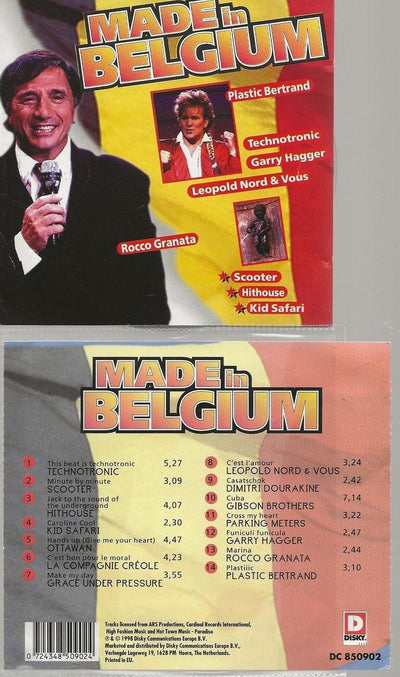 Various – made in belgium (disky) – CD
