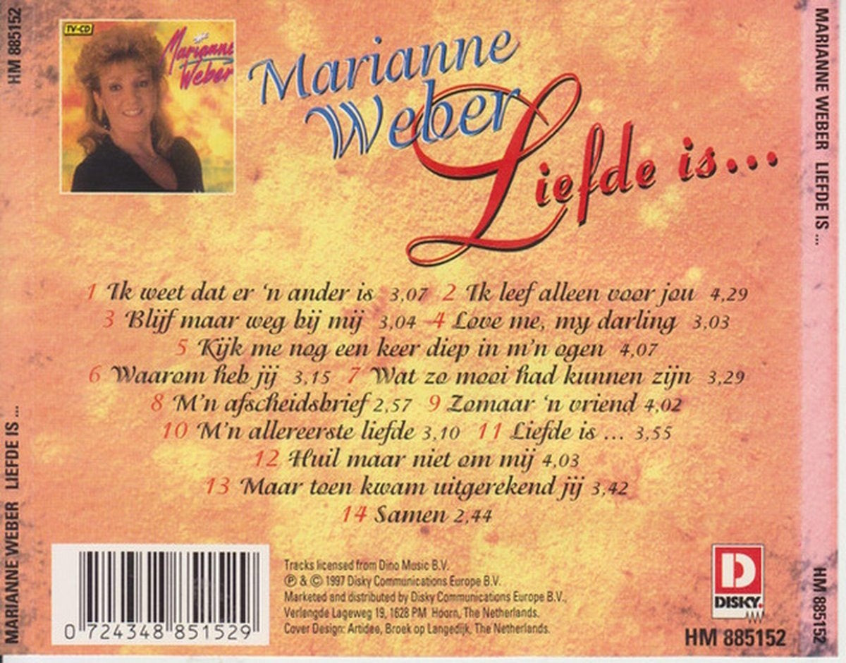 Liefde is... – CD