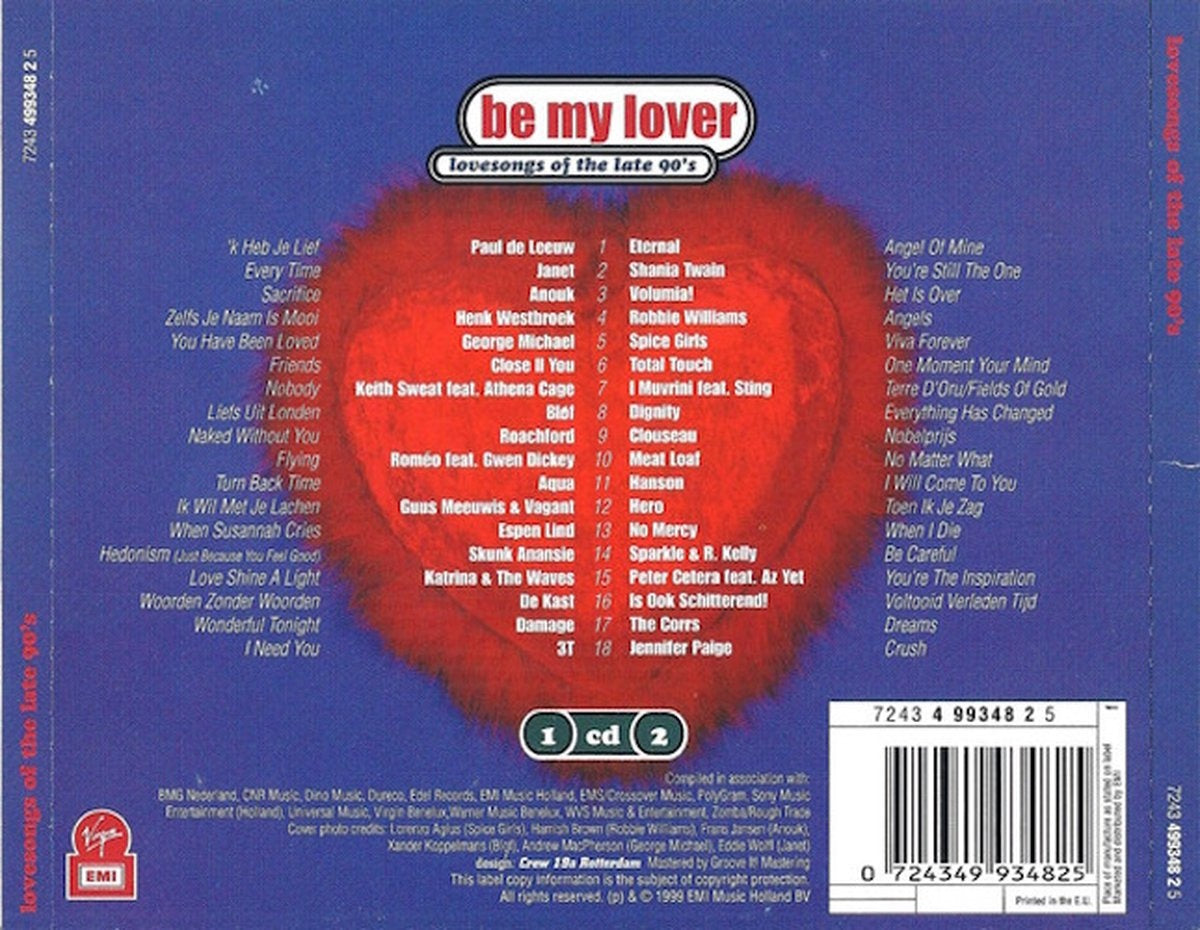 Be my lover – CD