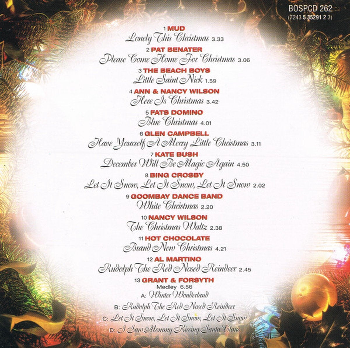 The christmas songs volume 1 – CD