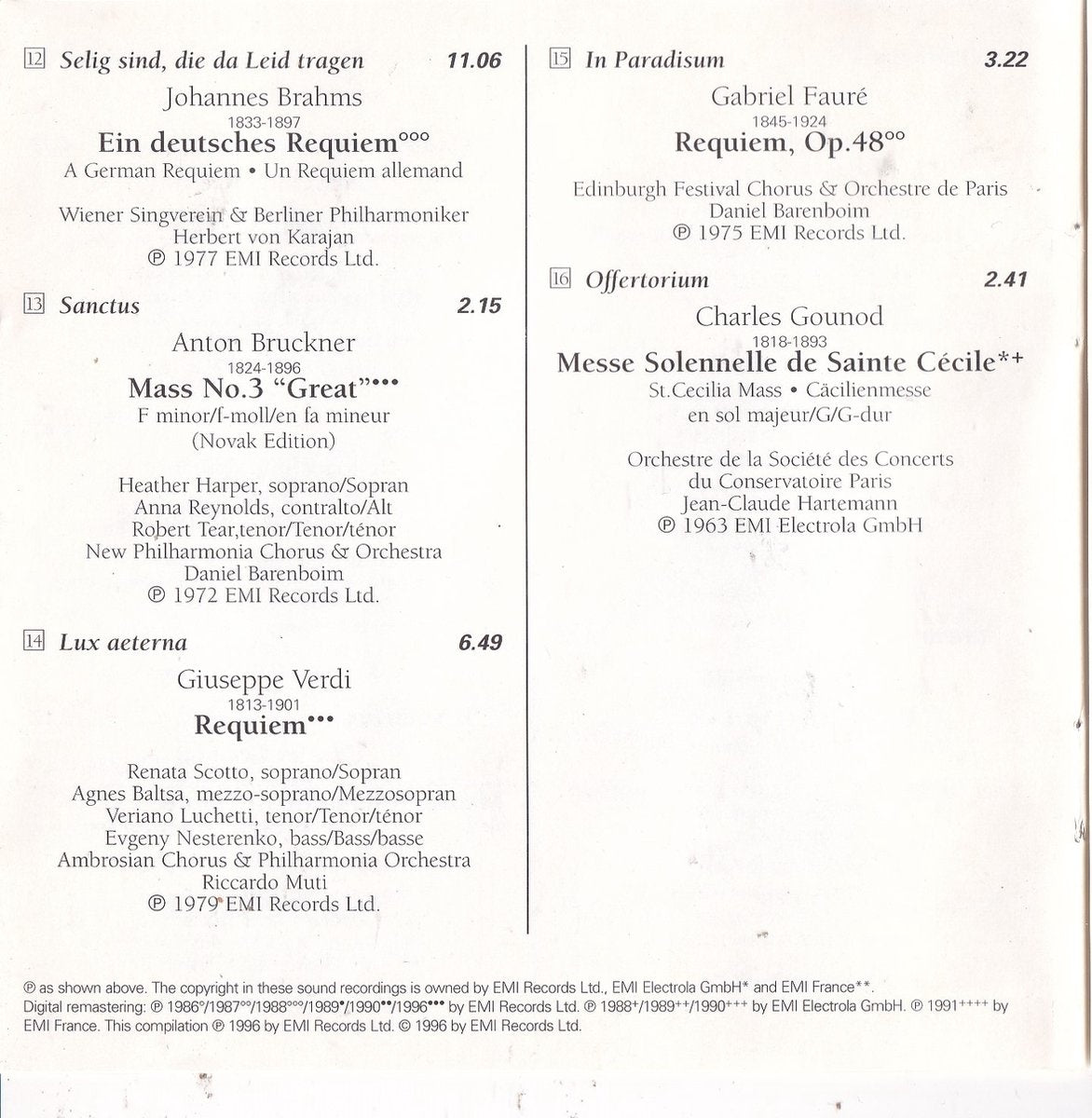 33 highlights from great sacred music – CD