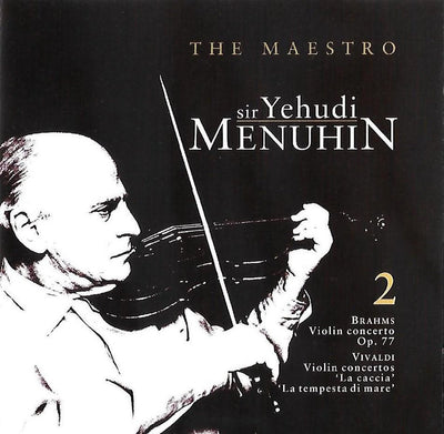 The maestro 2 – johannes brahms, antonio vivaldi, ludwig van beethoven – sir yehudi menuhi (viool), hephzibah menuhin (piano) – CD