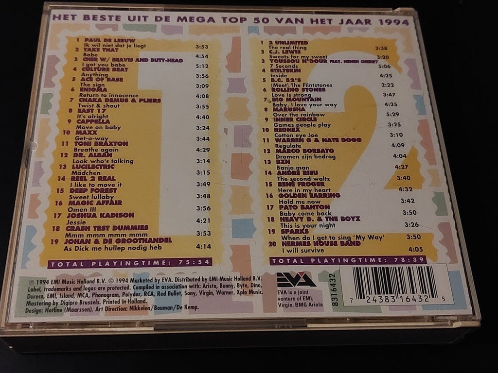 Mega top 40 '94 – CD