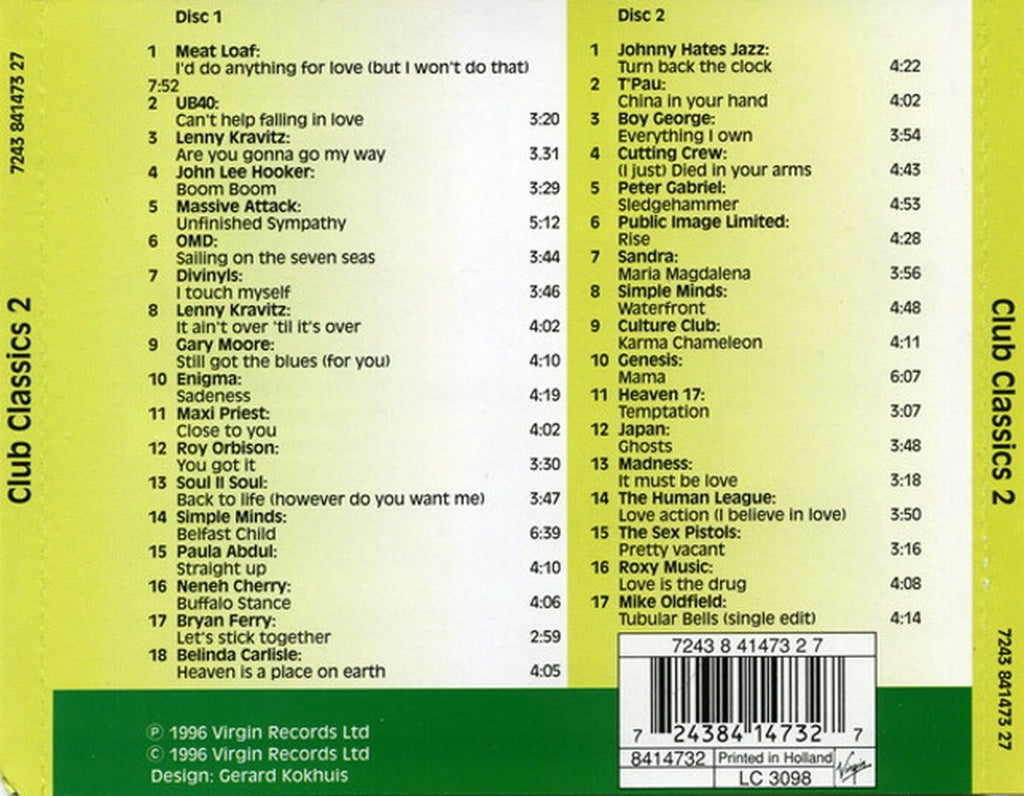 Club classics 2 – CD