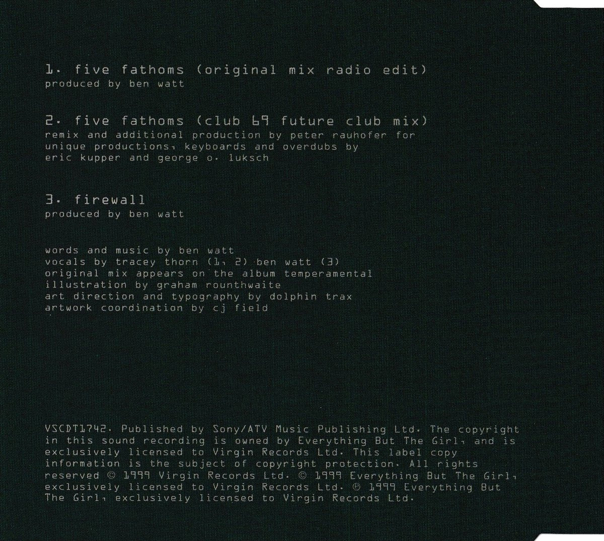 Five fathoms cd1.0 – CD