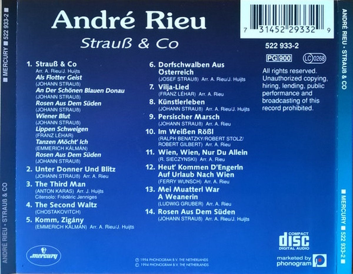 André rieu – strauss & co (CD)