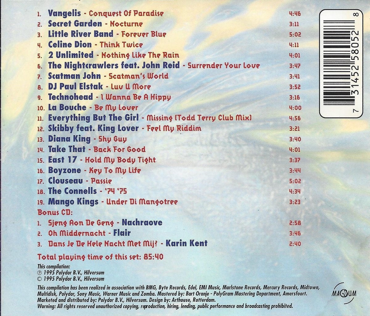 The greatest hits '95 vol. 2 – CD