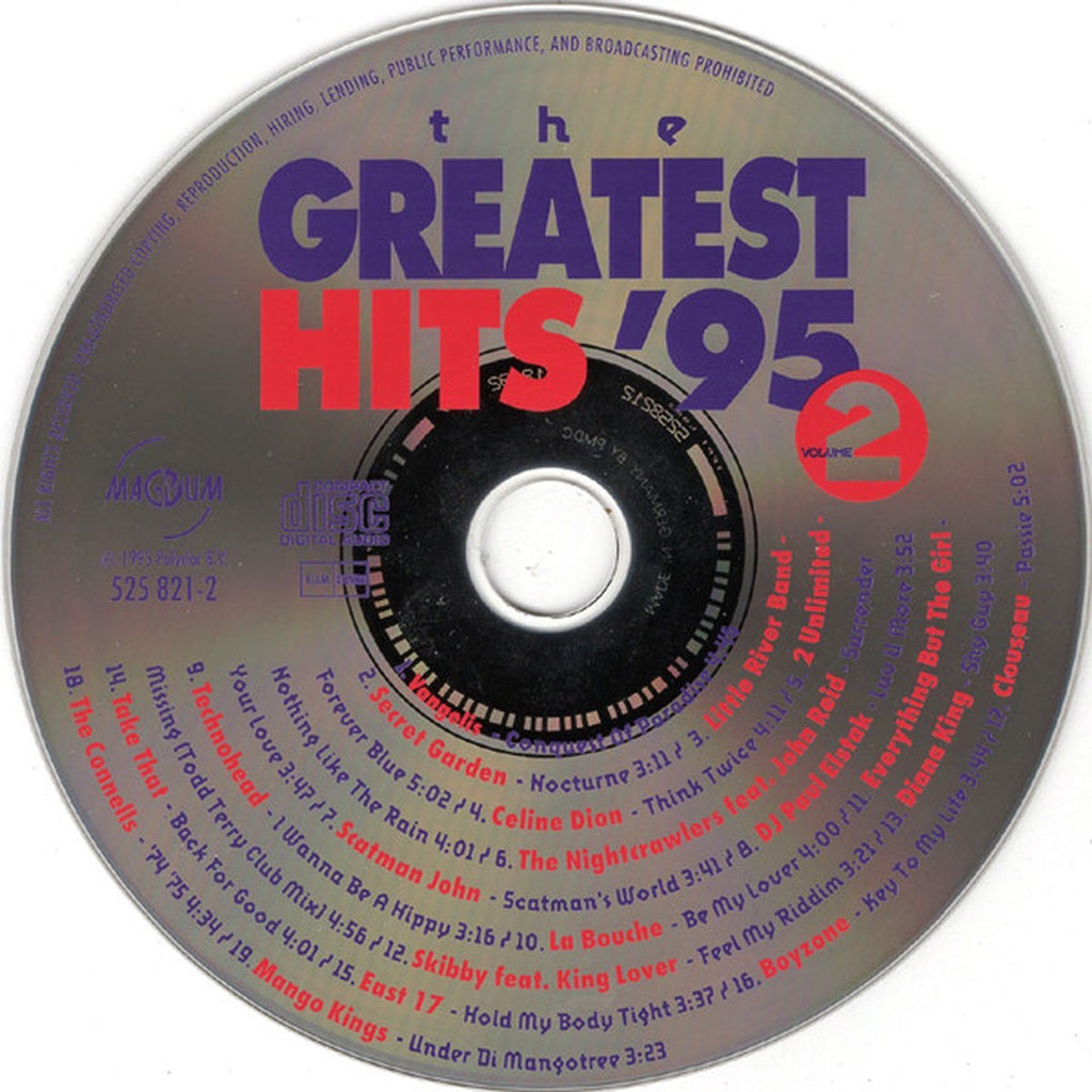 The greatest hits '95 vol. 2 – CD