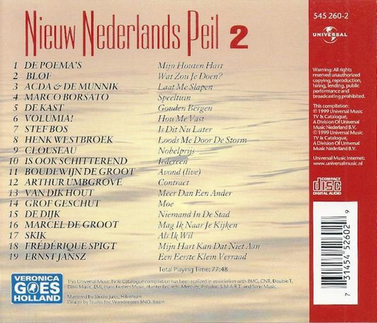 Nieuw nederlands peil 2 – CD
