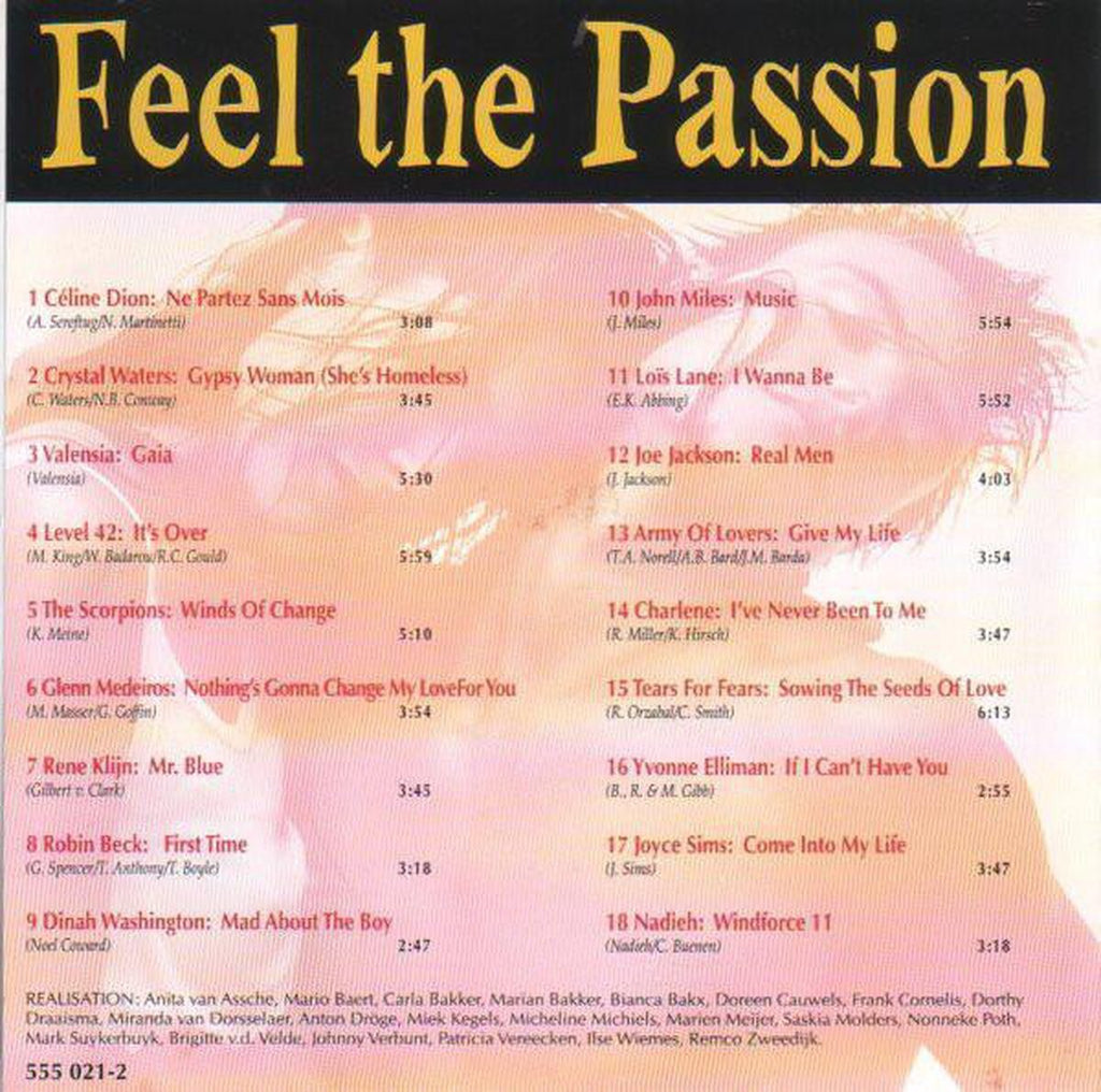 Feel the passion – CD