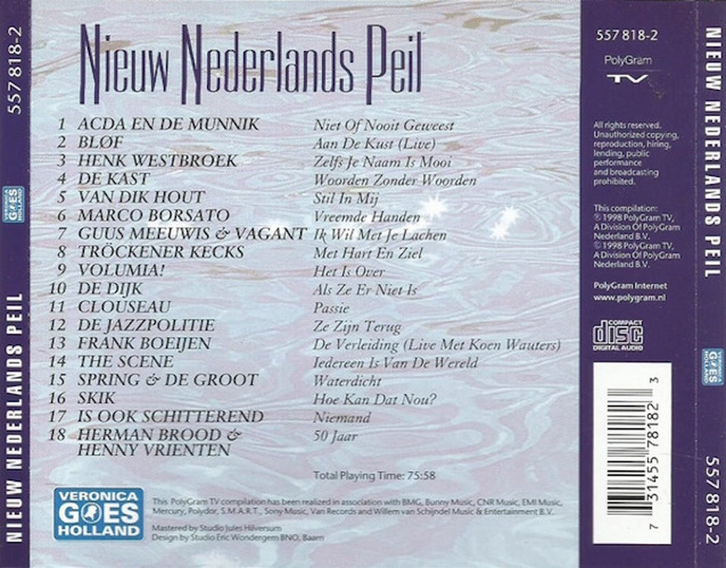 Nieuw nederlands peil – CD