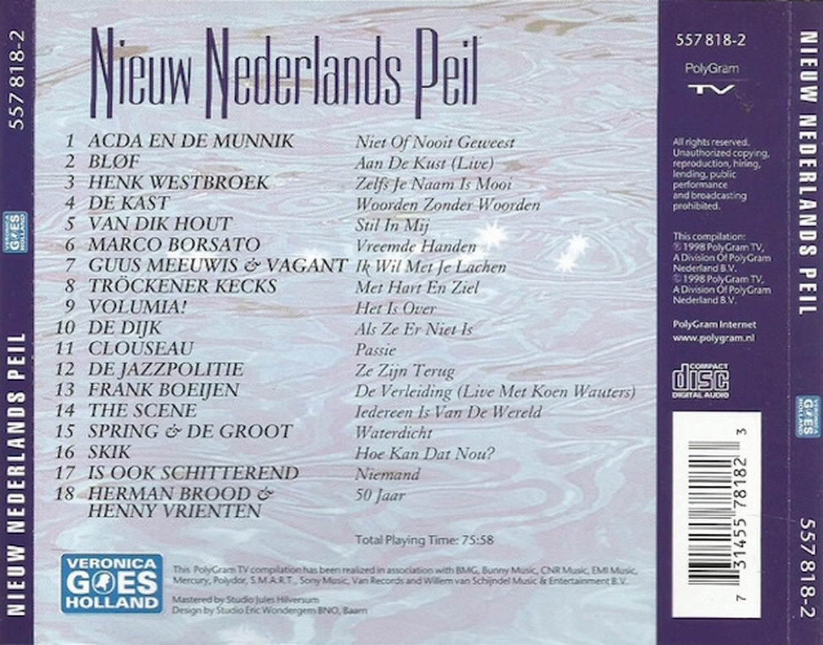 Nieuw nederlands peil – CD