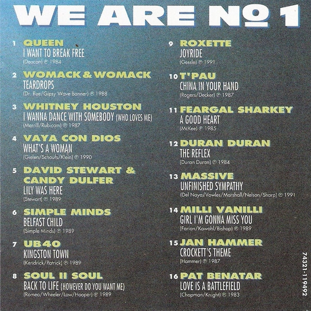 We are no 1 – CD