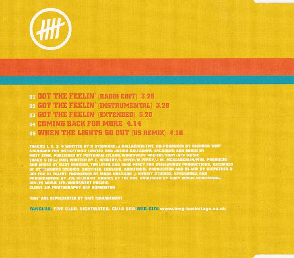 Got the feelin' – CD