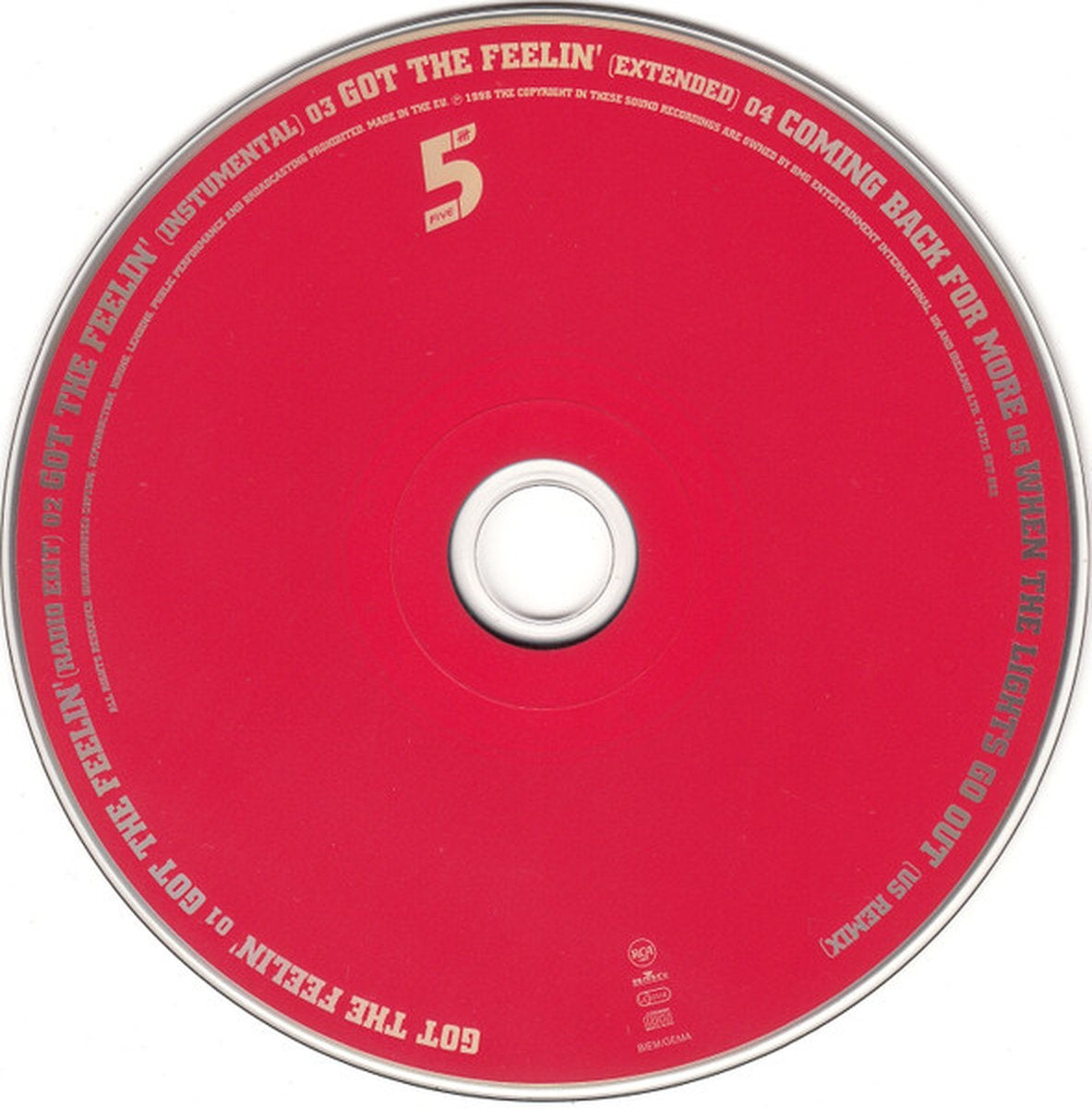 Got the feelin' – CD