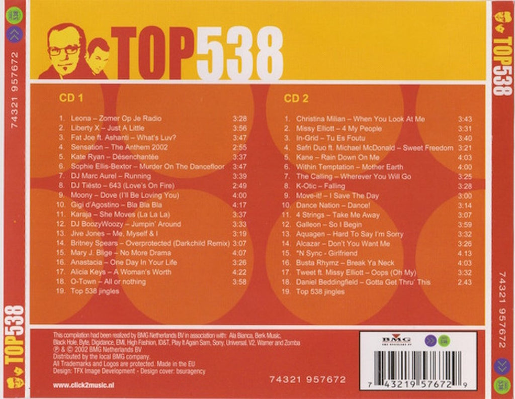 Top 538 (2002) – CD