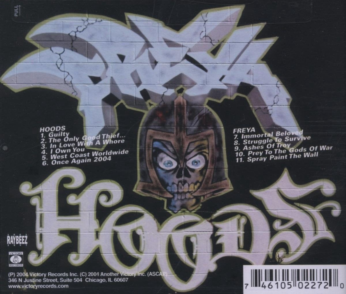 Hoods/freya split – CD