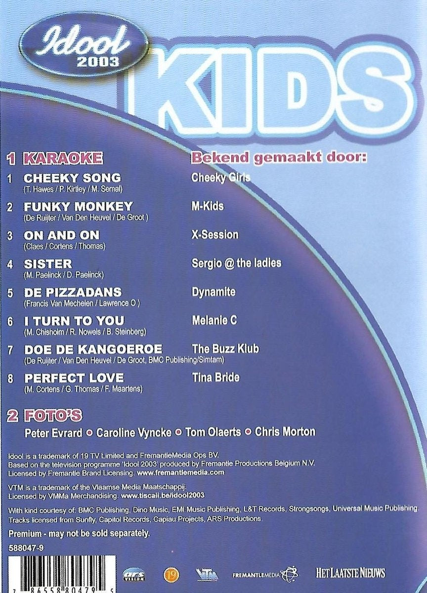 Idool 3 – kids – DVD