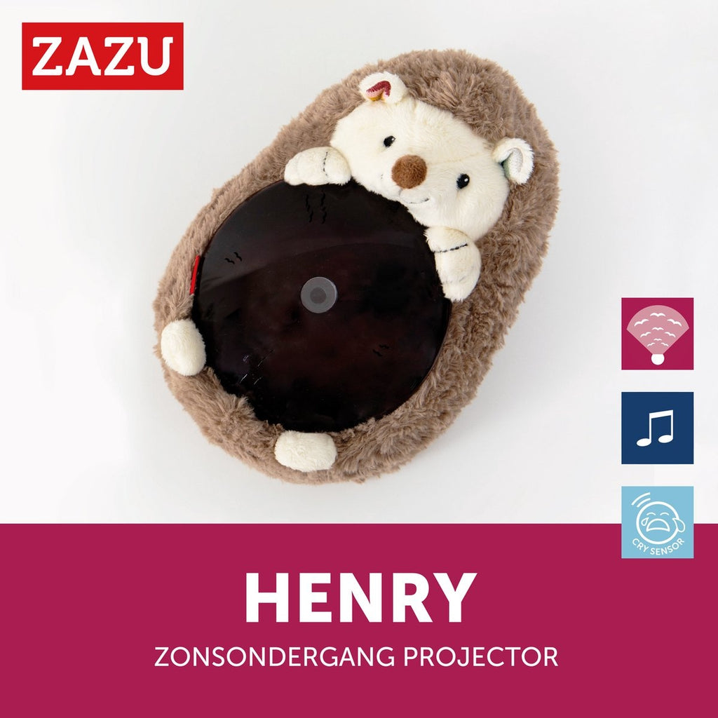 Zazu henry de egel zonsondergang projector