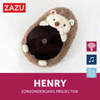 Zazu henry de egel zonsondergang projector