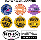 Stomp rocket 365044 stomp rocket jr. glow – 4 raketten – speelgoed