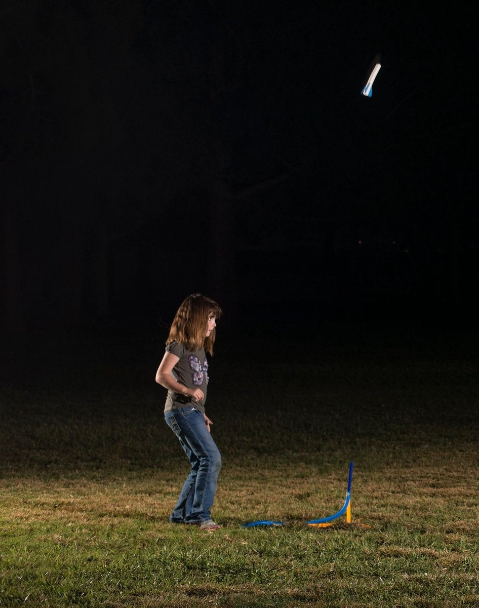 Stomp rocket 365044 stomp rocket jr. glow – 4 raketten – speelgoed