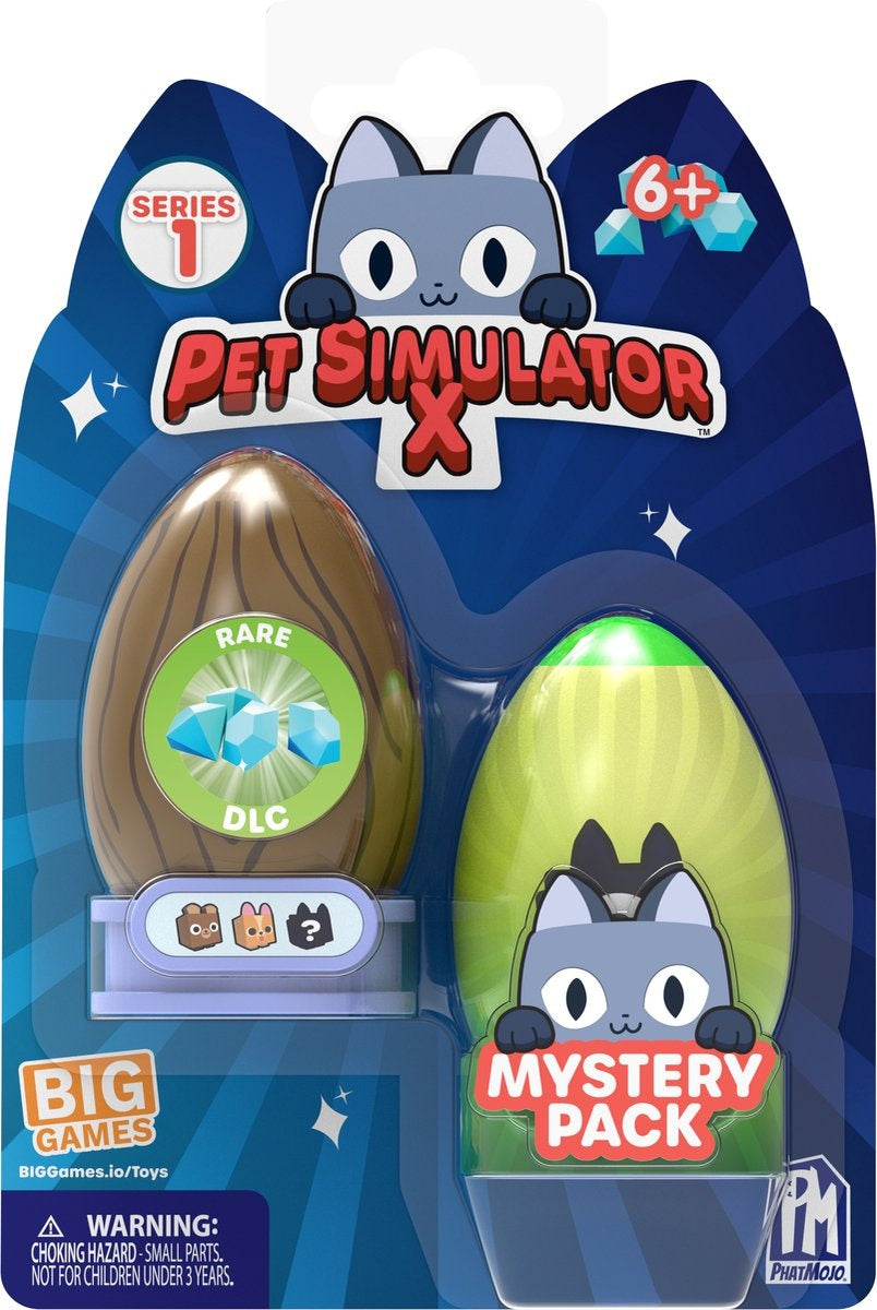 Roblox pet simulator x – 2 pack collectable figure met dlc codes
