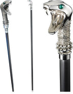 The Noble Collection Harry Potter lucius malfoy toverstaf – replica met slangenkop