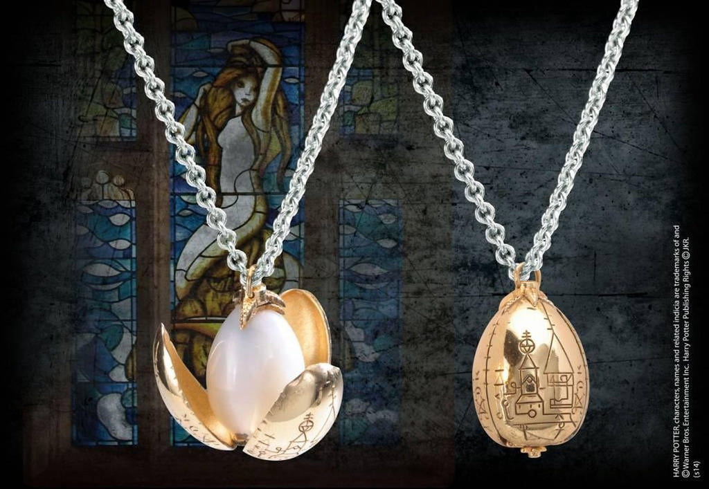 The Noble Collection Harry Potter ketting the golden egg zilverkleurig/goudkleurig