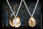 The Noble Collection Harry Potter ketting the golden egg zilverkleurig/goudkleurig