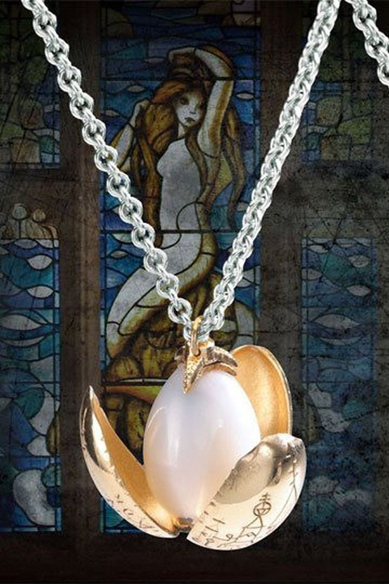 The Noble Collection Harry Potter ketting the golden egg zilverkleurig/goudkleurig