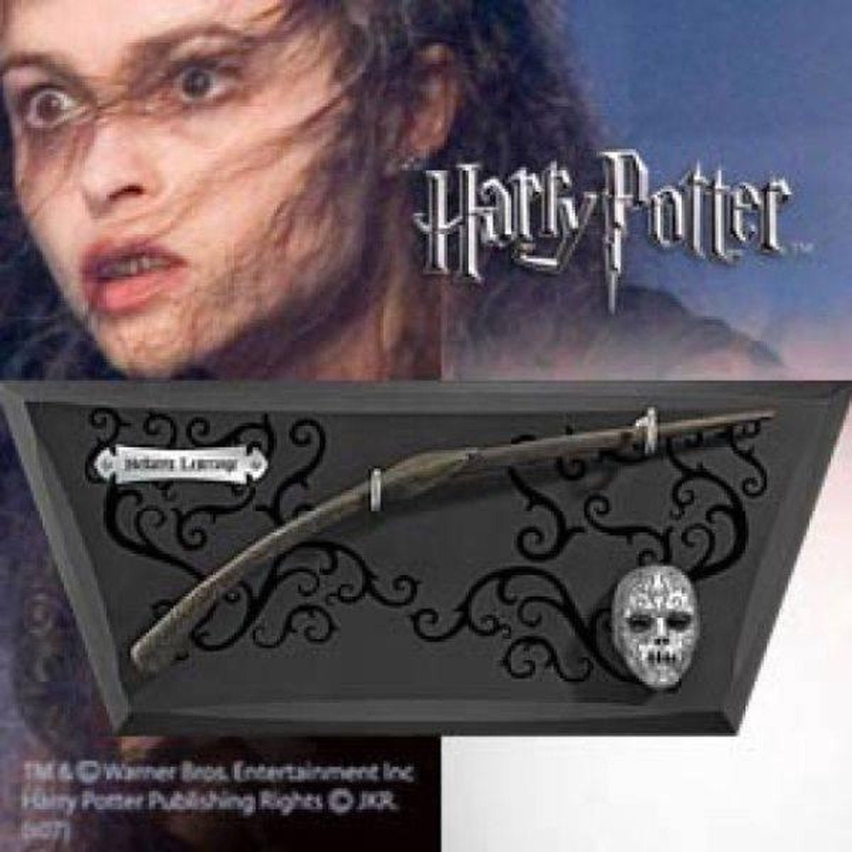 Harry Potter The Noble Collection toverstaf-display bellatrix lestrange