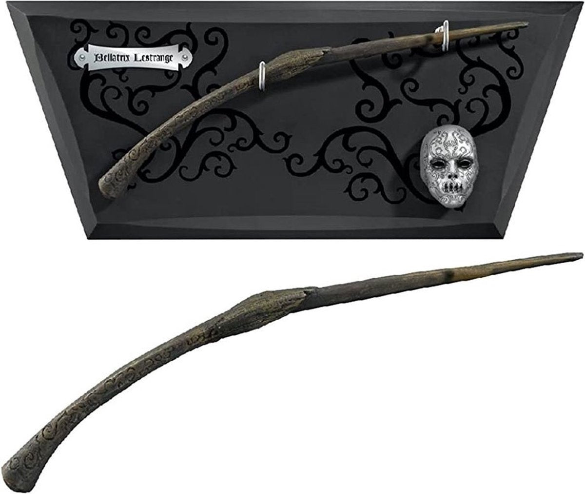 Harry Potter The Noble Collection toverstaf-display bellatrix lestrange